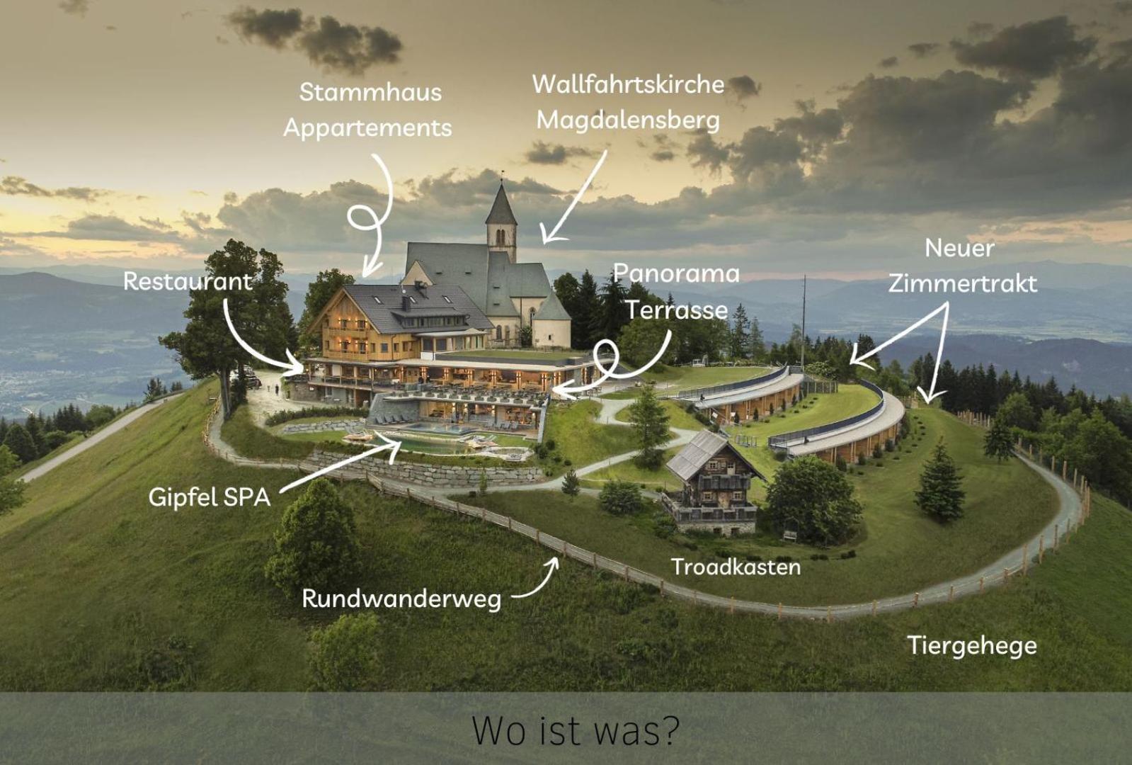 Готель Gipfelhaus Magdalensberg Занкт-Файт-ан-дер-Ґлан Екстер'єр фото